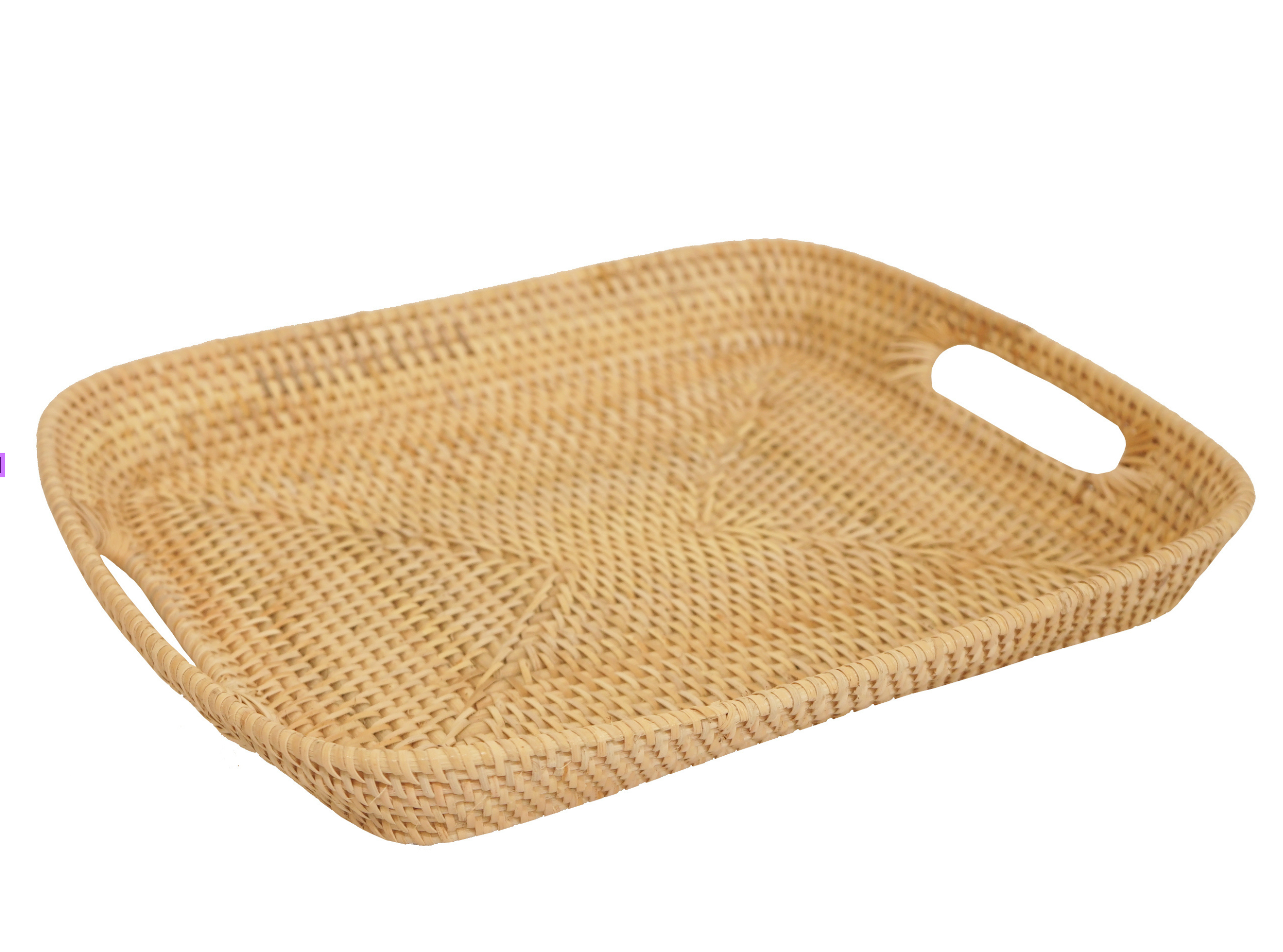 Handle Tray 7 by Riani Rattan