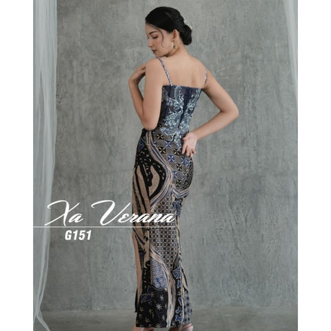 Dress Bustier Batik by Xa Verana