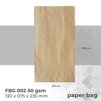 Flat Paper Bag by Mix & Pack
