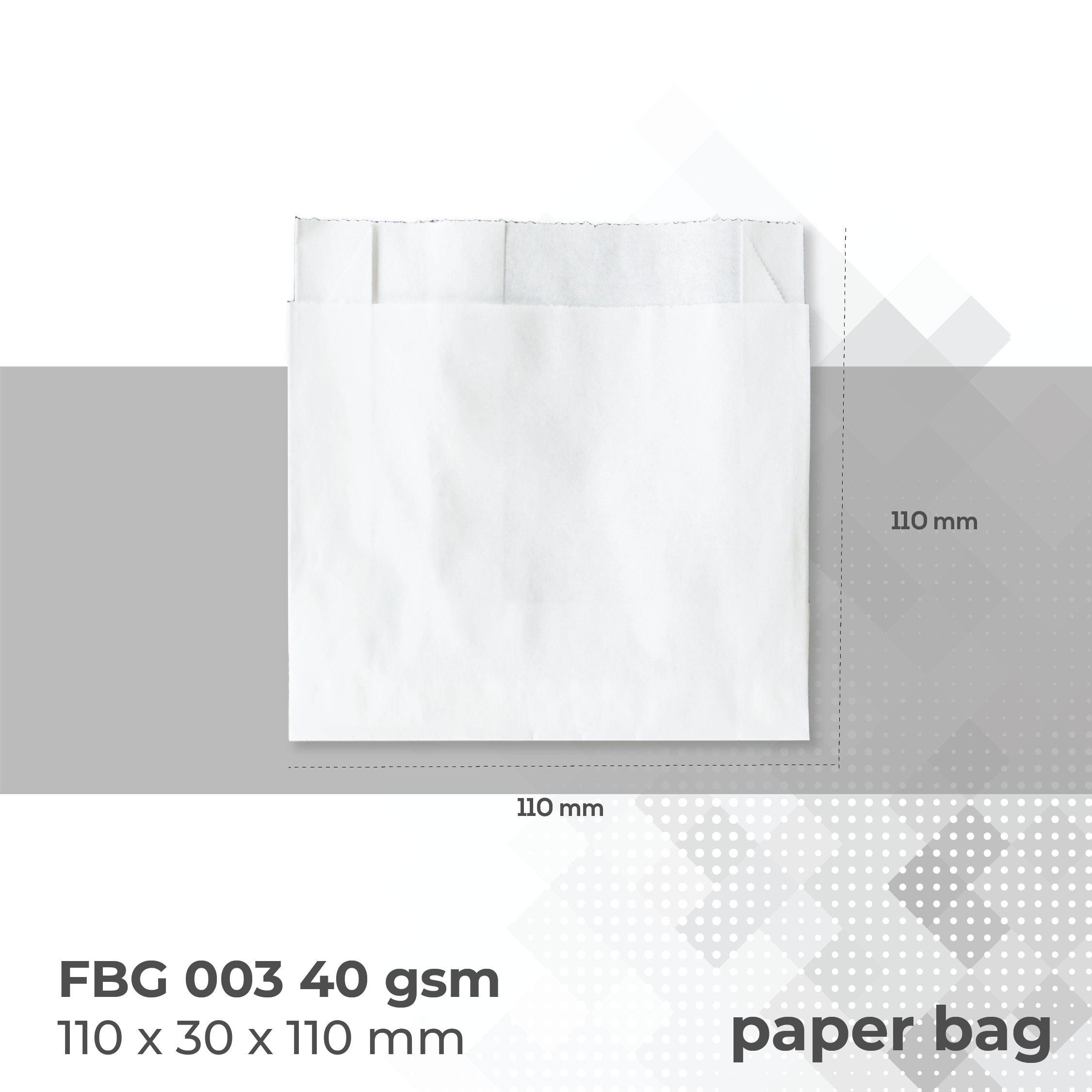Flat Paper Bag by MIx & Pack