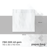 Flat Paper Bag by MIx & Pack