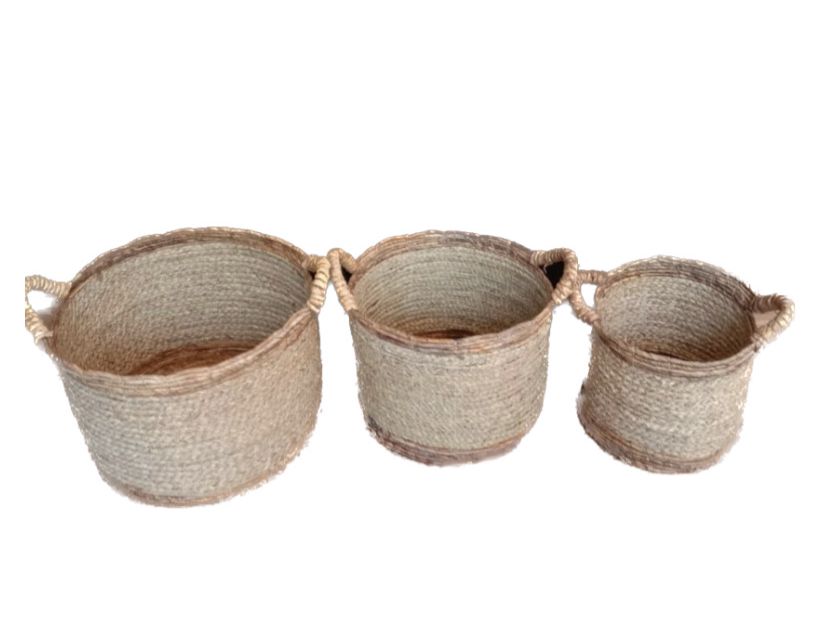 Banana Oval Basket Set of 3 by Maryani Craft