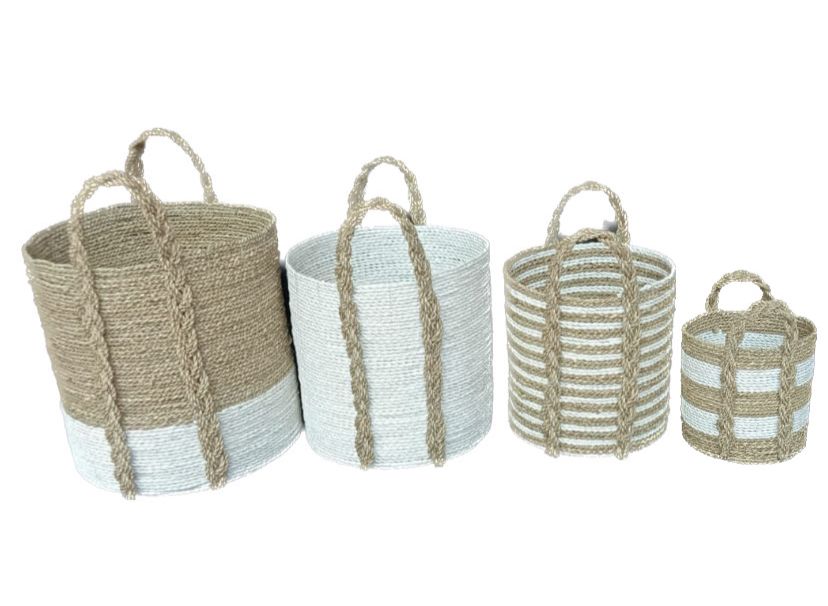 Seagrass Round Basket Set of 4 by Maryani Craft