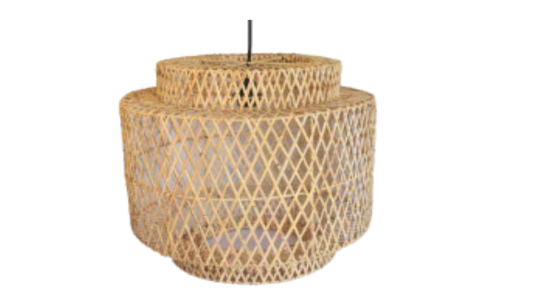 Rattan Lampshade by Permatani