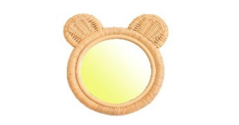 Rattan Mirror by Permatani