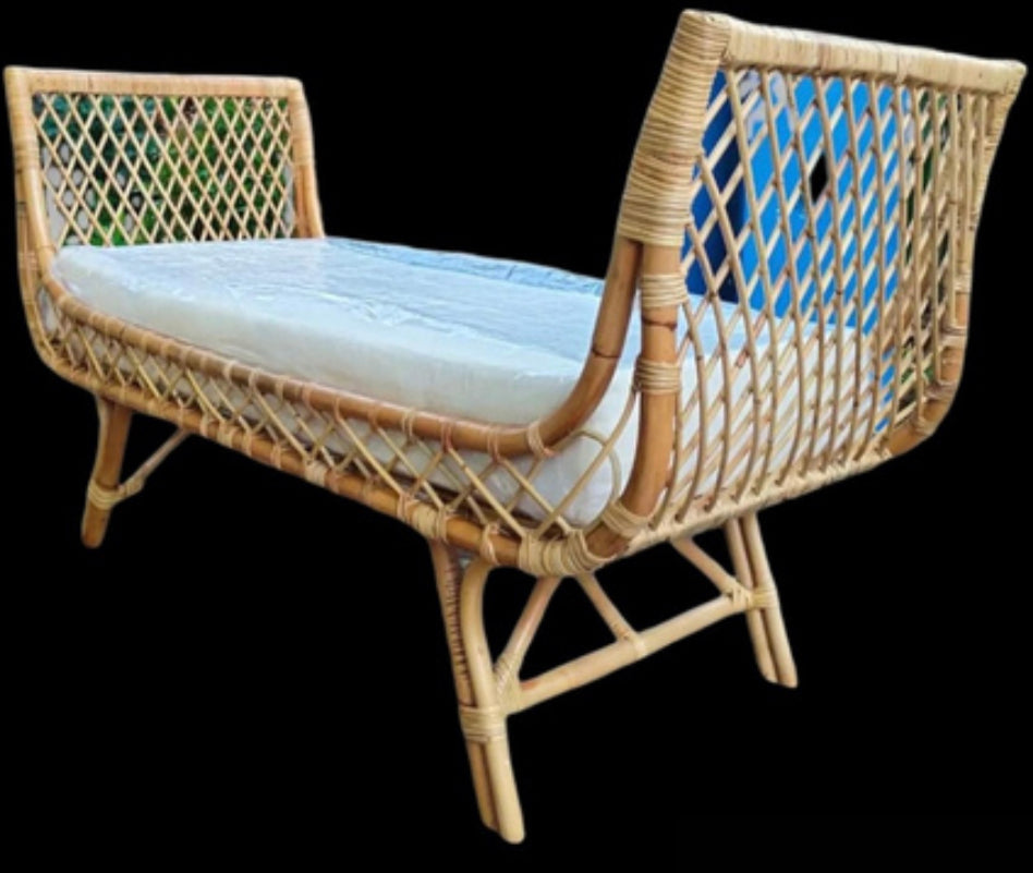 Long Rattan Sofa 33 by KPPUI