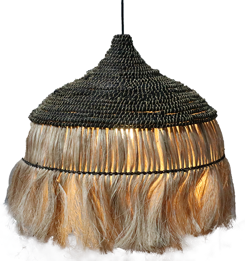 Arupadhatu Table Lamp Abaca by Palem Craft