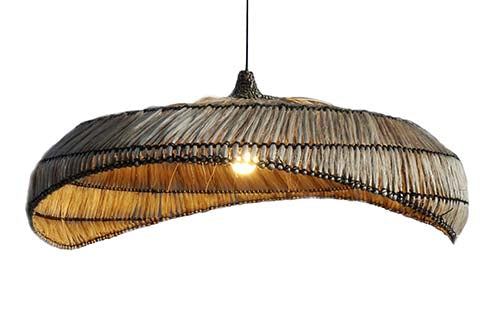 Arupadhatu Hanging Lamp Abaca by Palem Craft