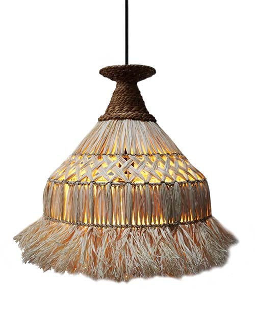 Pendant lamp Sisal by Palem Craft