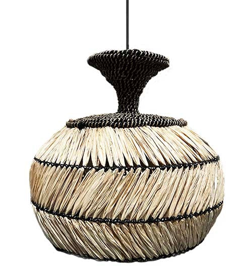 Pendant Lamp Tudung Sisal by Palem Craft