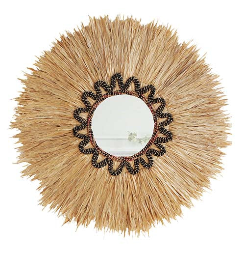 Sisal Mirror by Palem Craft