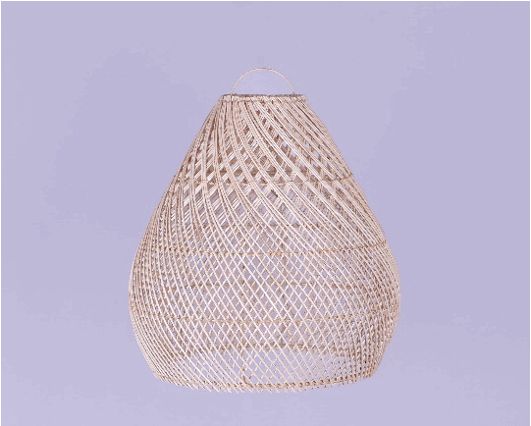 Lampion Rotan Bawang Natural by Gudang Handycraft