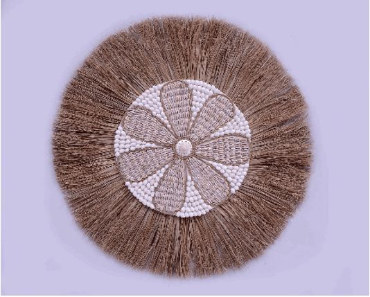 Walldecor Sisal Kerang by Gudang Handycraft