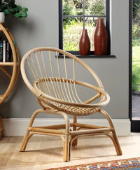 Moon Rattan Chair by Rotanku