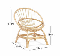 Moon Rattan Chair by Rotanku