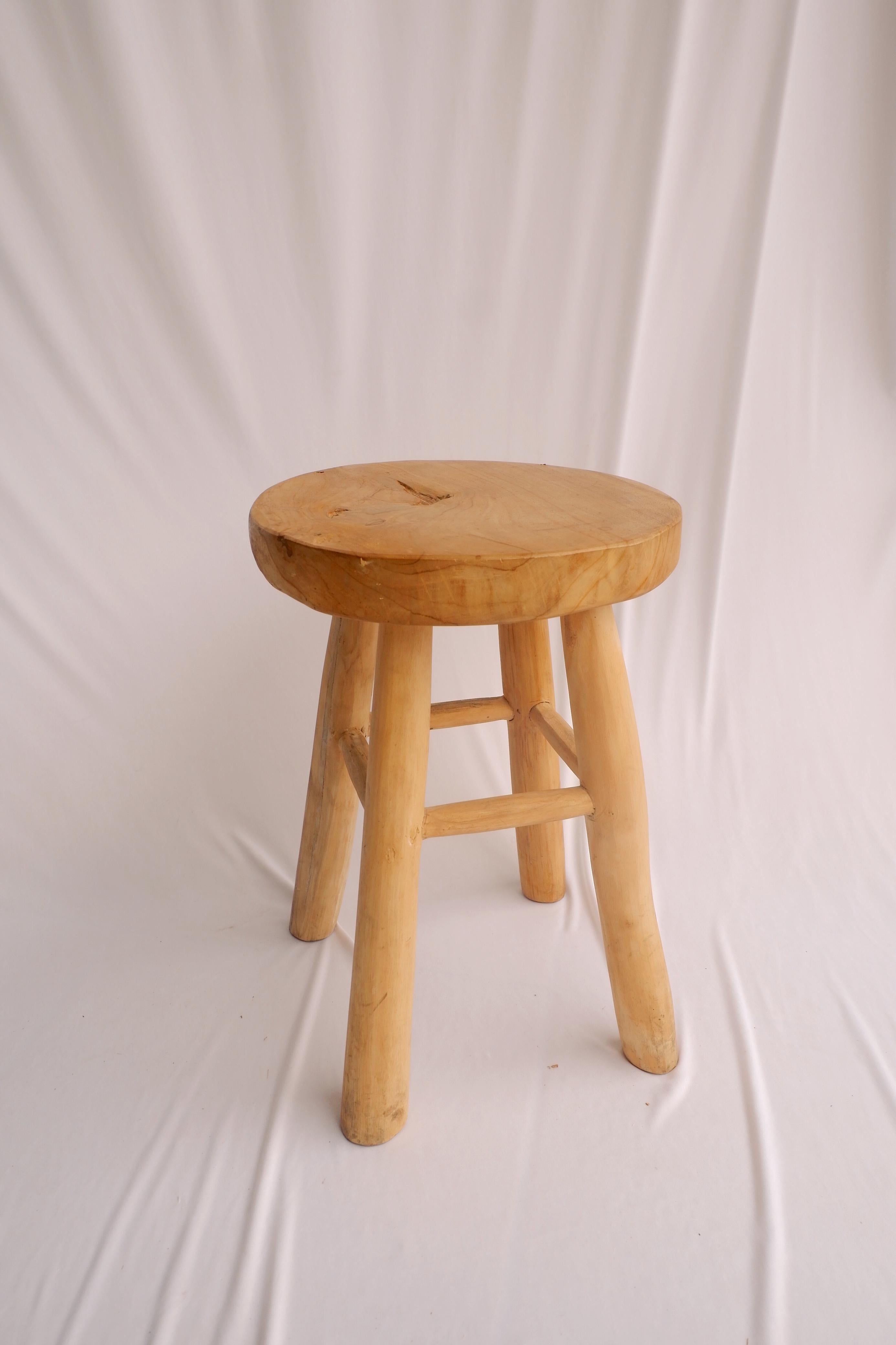 Teak Stools by Djavacraftsman