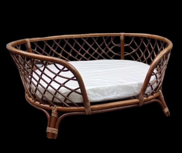 Long Rattan Sofa 32 by KPPUI