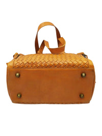 Filiana Woven Leather Bag by Lin's Craft Leather