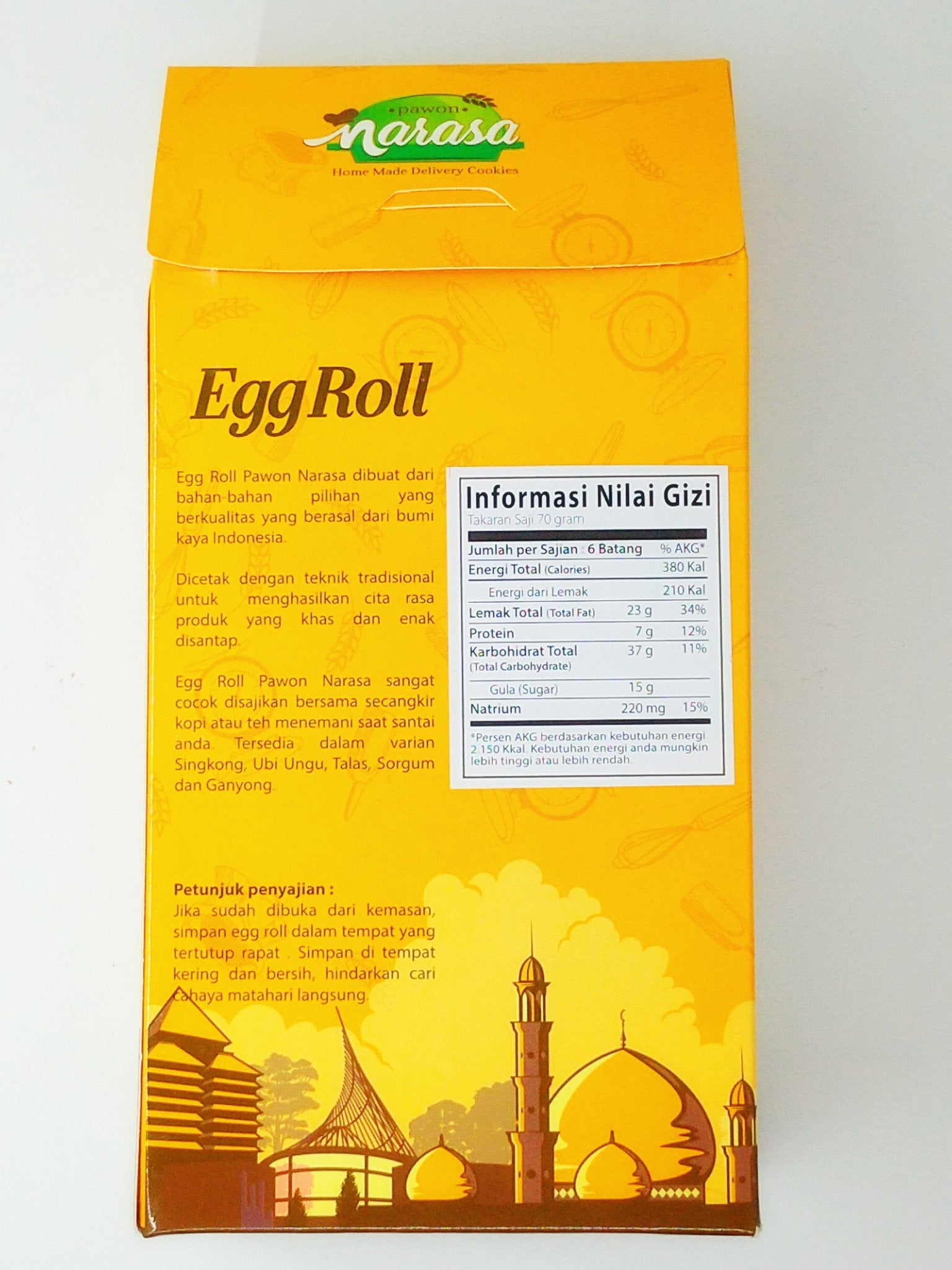 Pawon Narasa - Egg Roll Taro